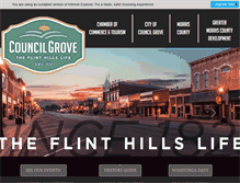 Tablet Screenshot of councilgrove.com